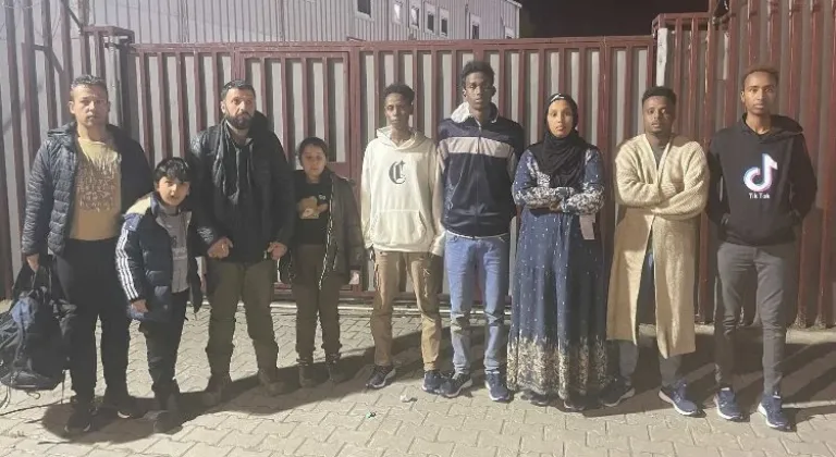 Edirne de 15 göçmen yakalandı