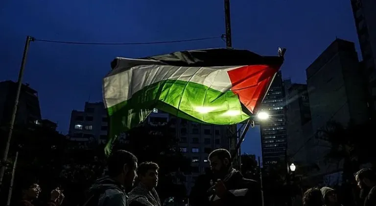 İsviçre’den Gazze’ye destek eylemi