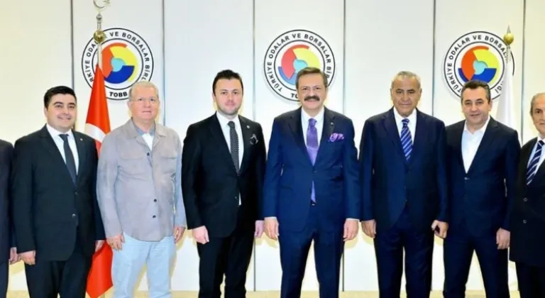Keşan TSO’dan TOBB Başkanı M. Rifat Hisarcıklıoğlu’na ziyaret