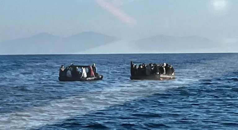 Sahil Güvenlik, Aydın, İzmir ve Muğla'da 74 düzensiz göçmeni kurtardı